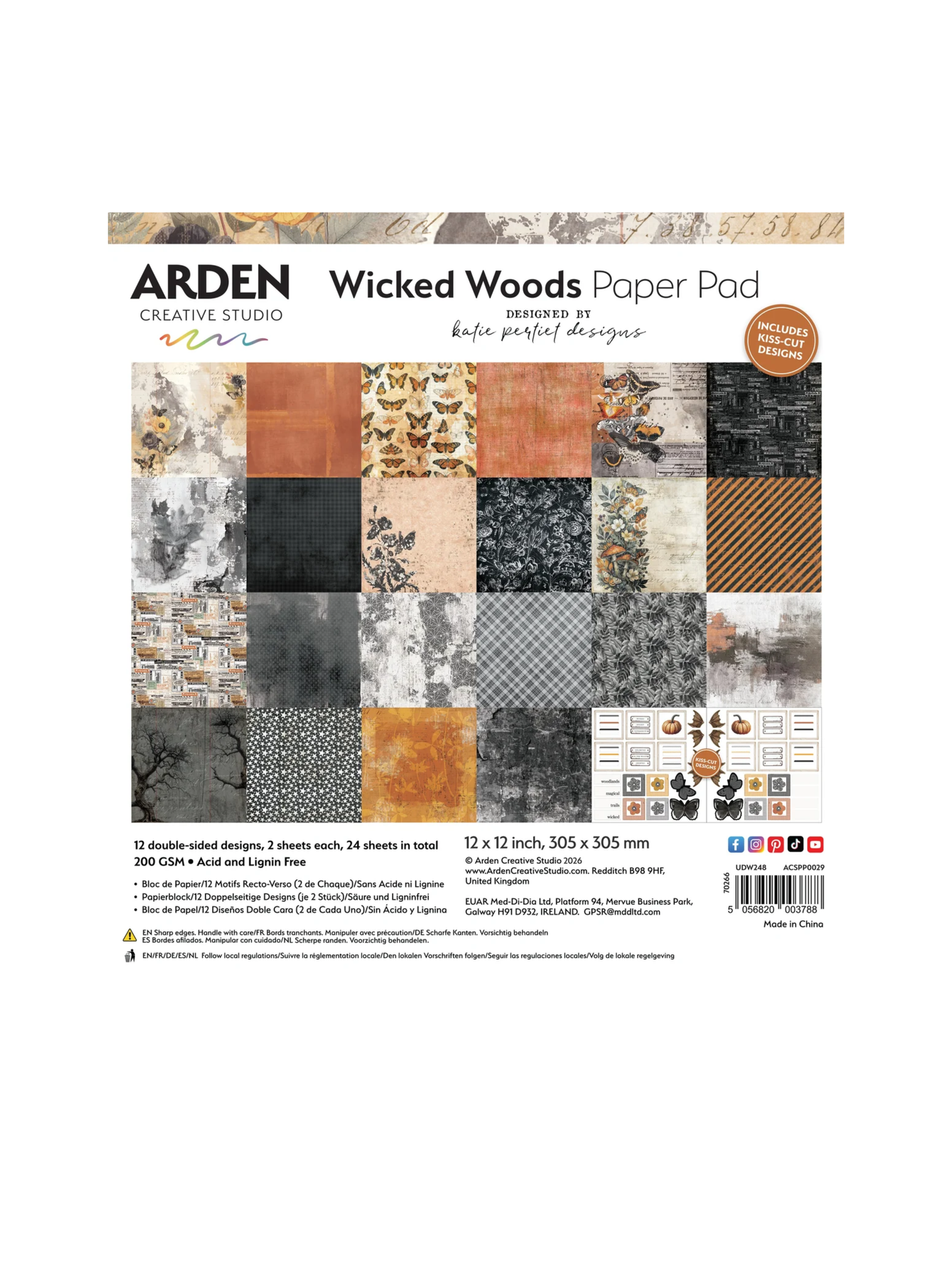 Wicked Woods 12x12 Patterned Paper