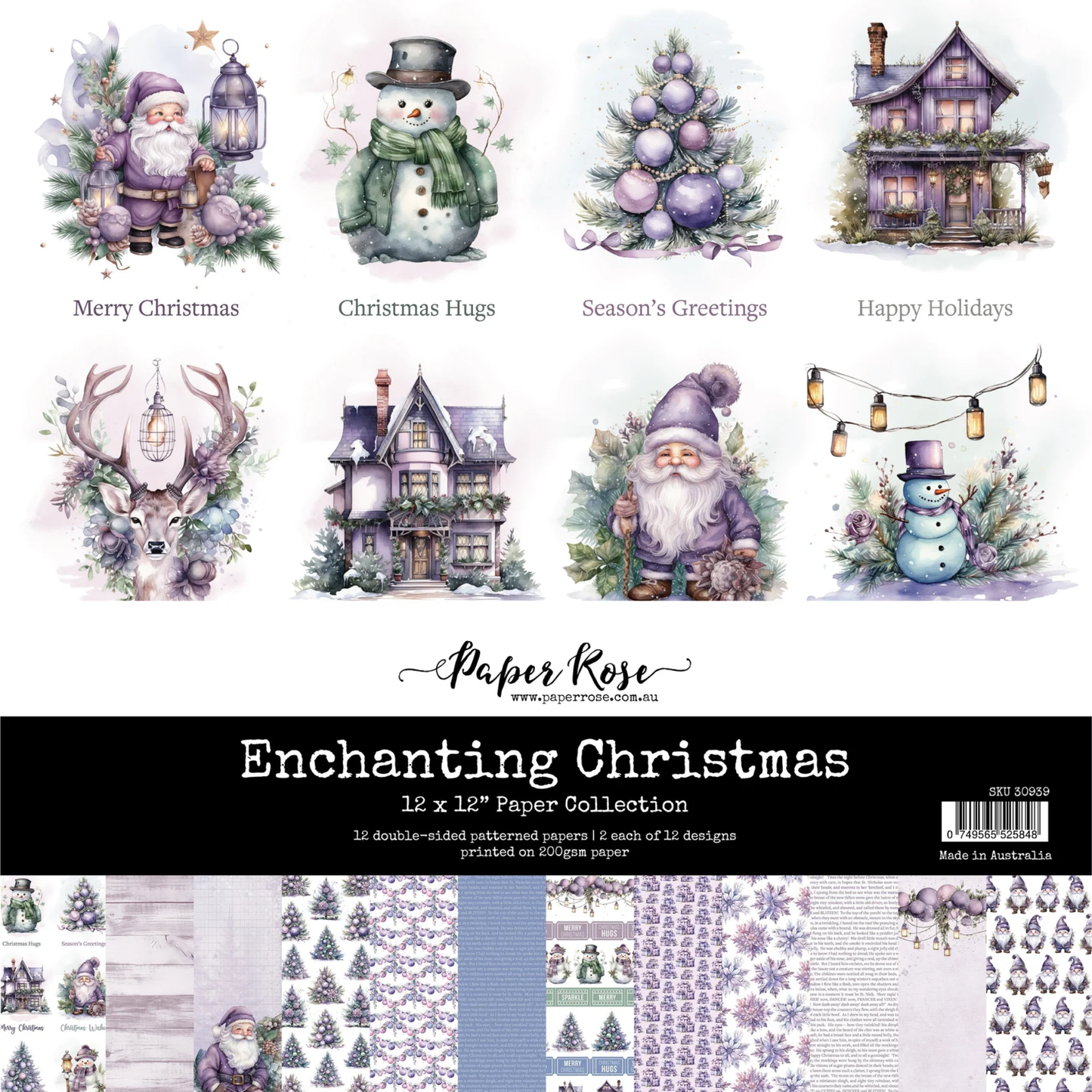 Enchanting Christmas 12x12 Paper Collection