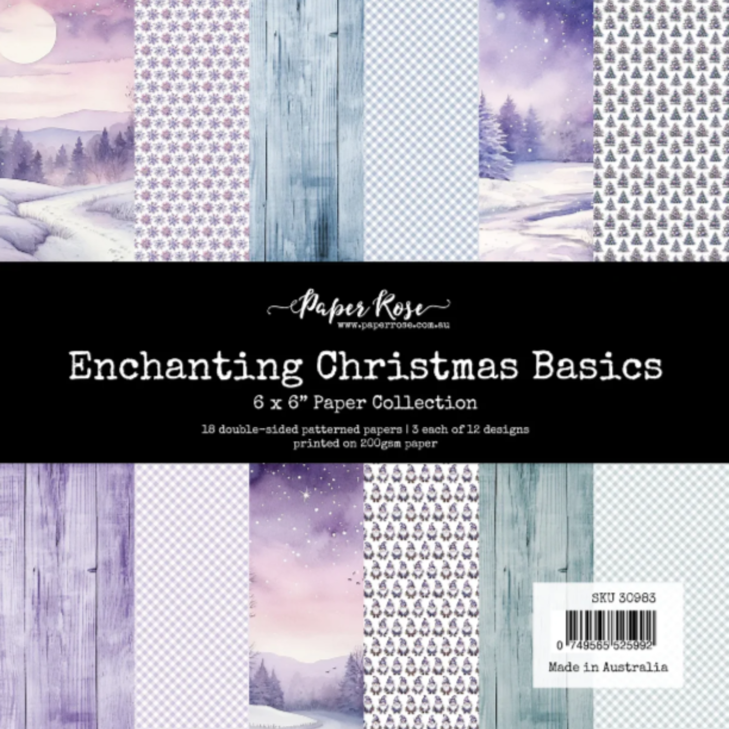 Enchanting Christmas Basics 6x6 Paper Pad