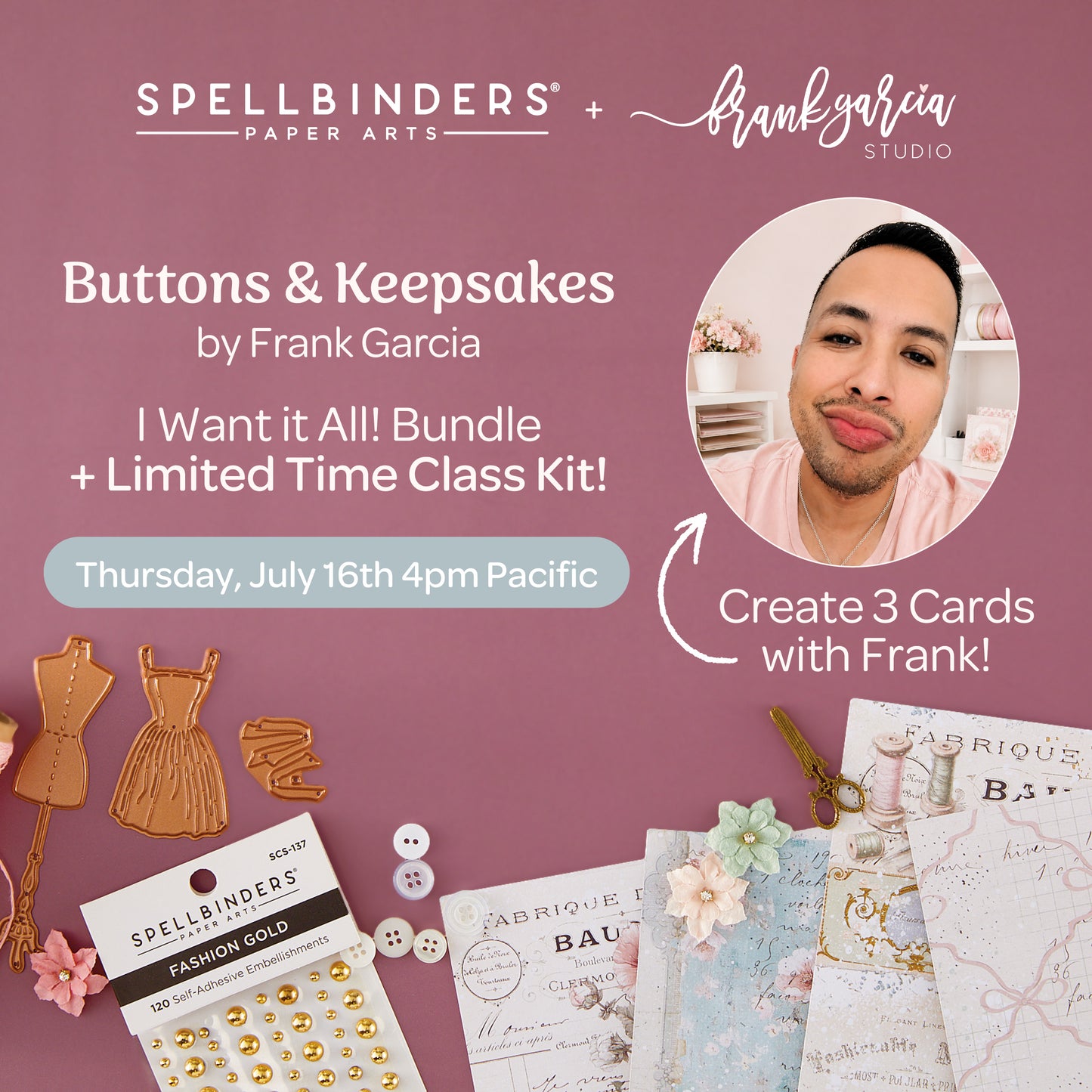 Buttons & Keepsakes Class Kit