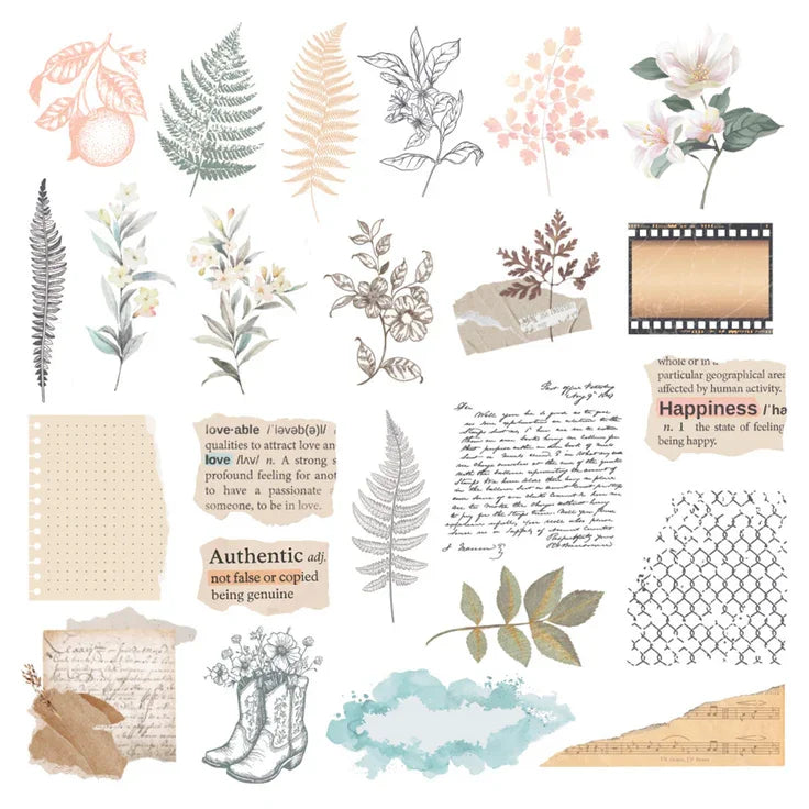 Clementine Diecut Clear Stickers