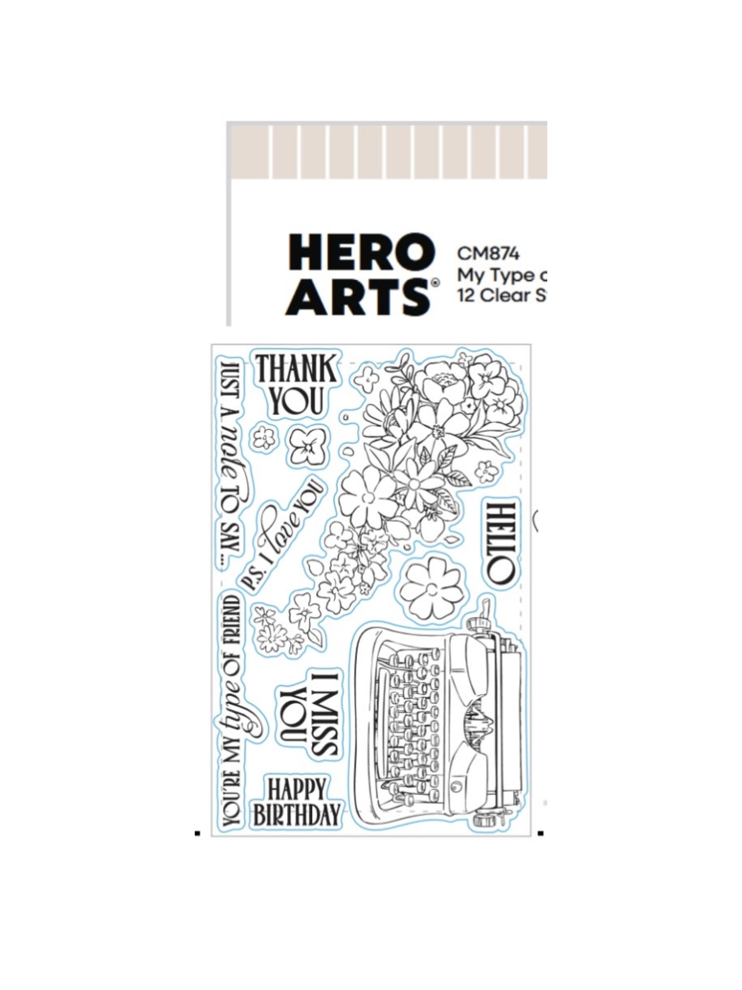 My Type Friend Stamp Set (Stamp Only)