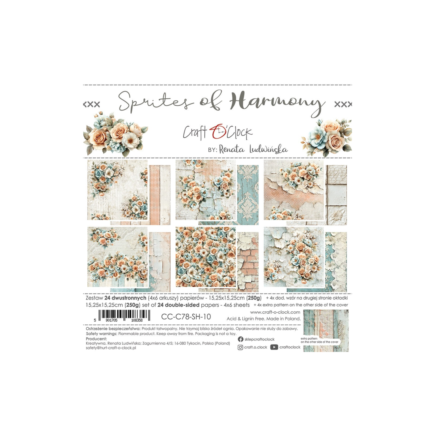 6x6 Sprites of Harmony Paper Pad