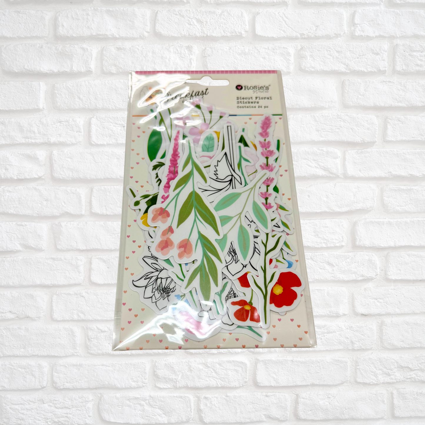 Jubilee Die Cut Floral Stickers