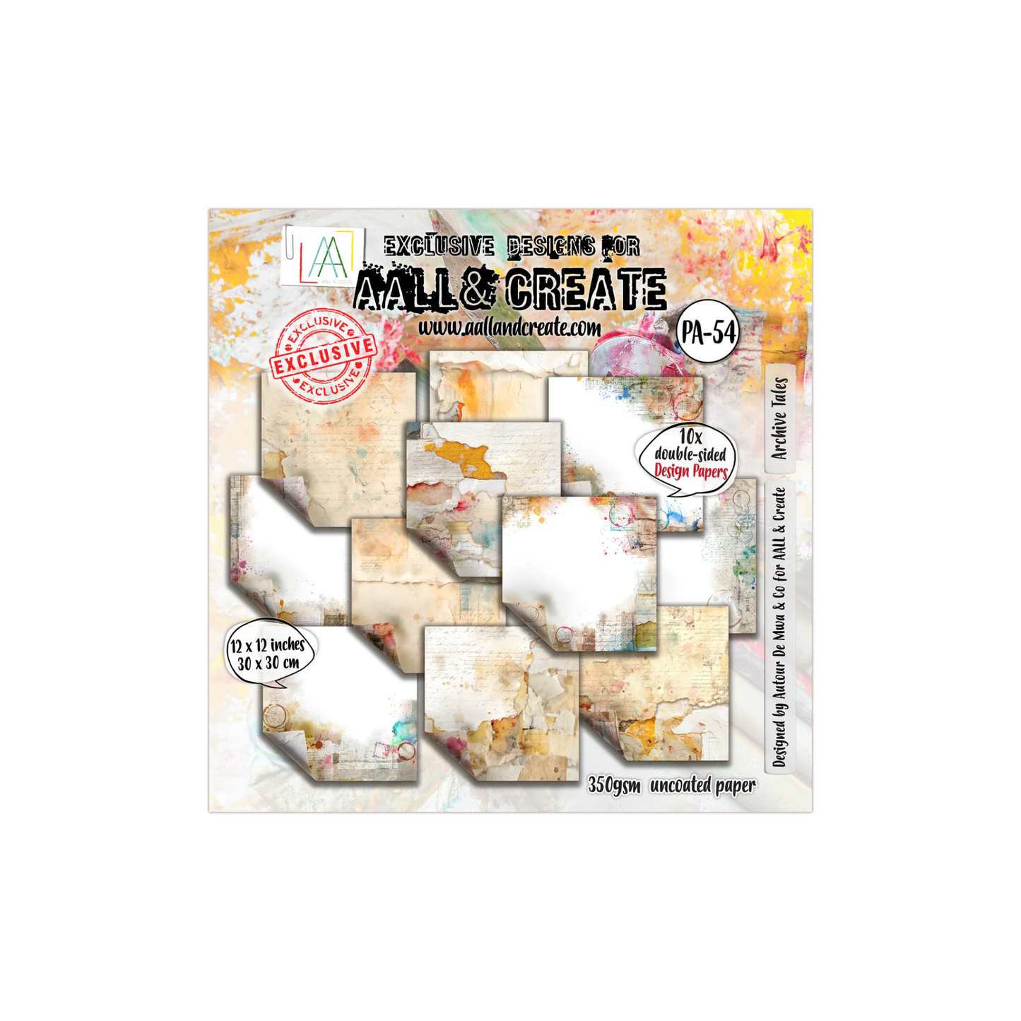 12x12 Archive Tales Paper Pad