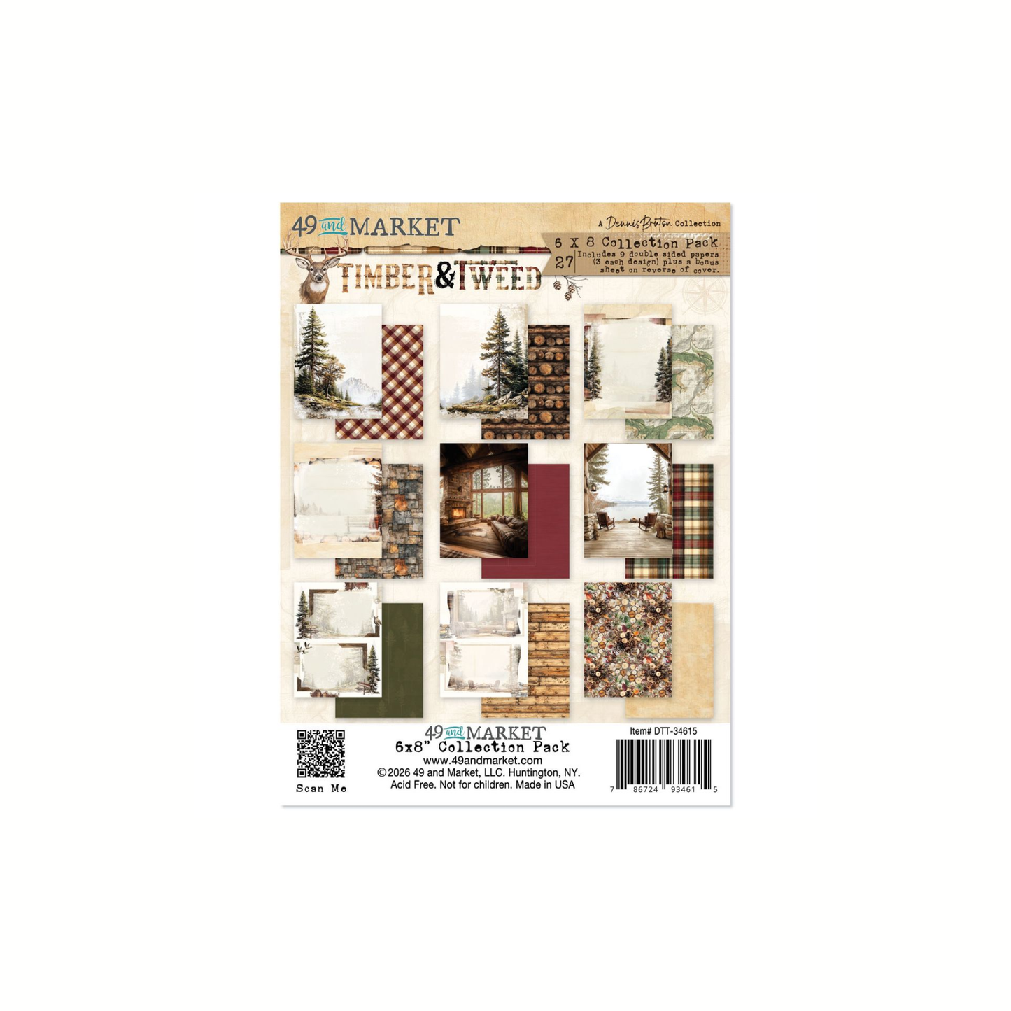 6x8 Collection Timber & Tweed