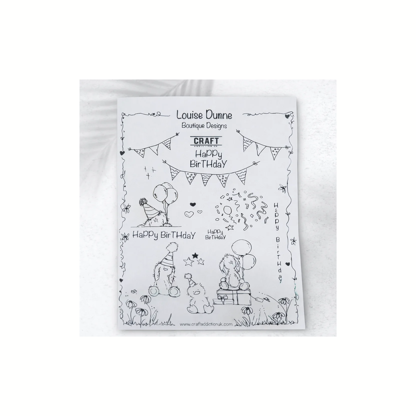 Cottontail Party Time Stamp