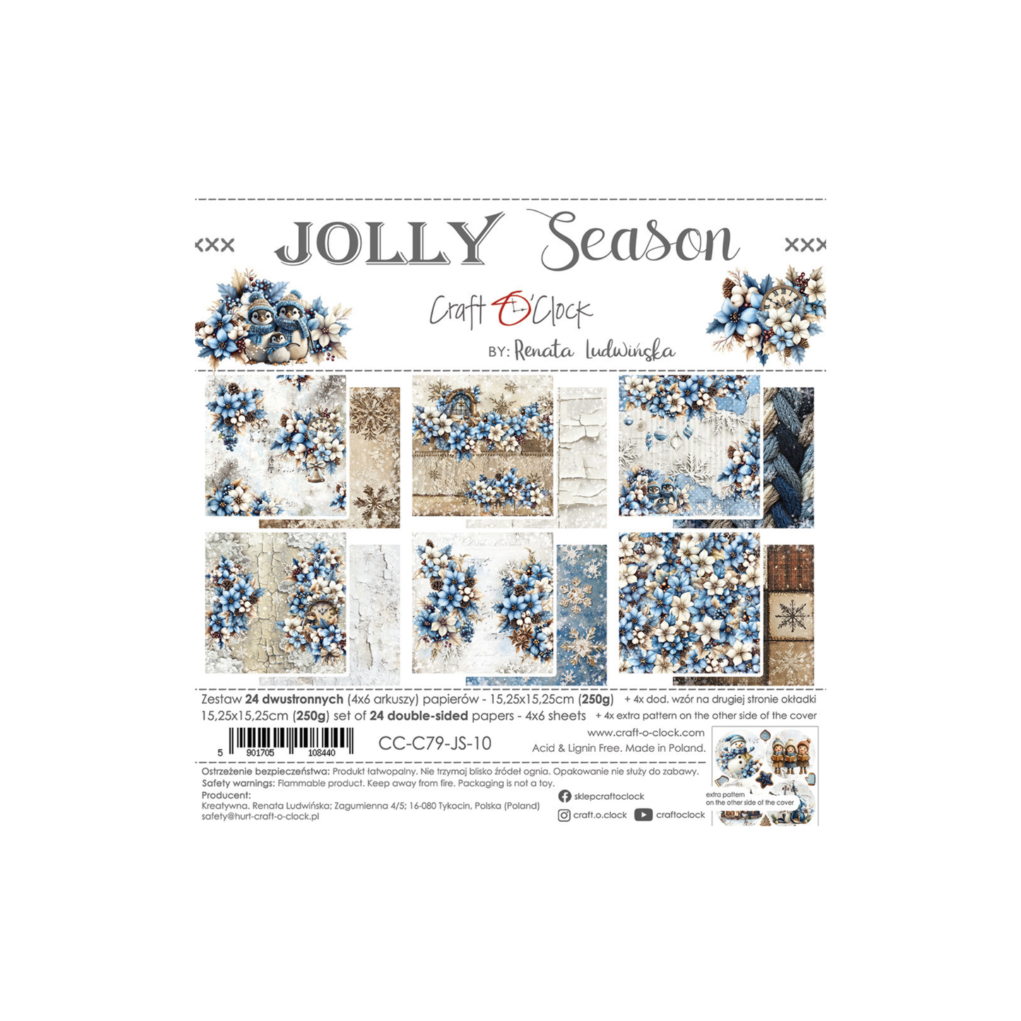 6x6 Jolly Season Paper Pack