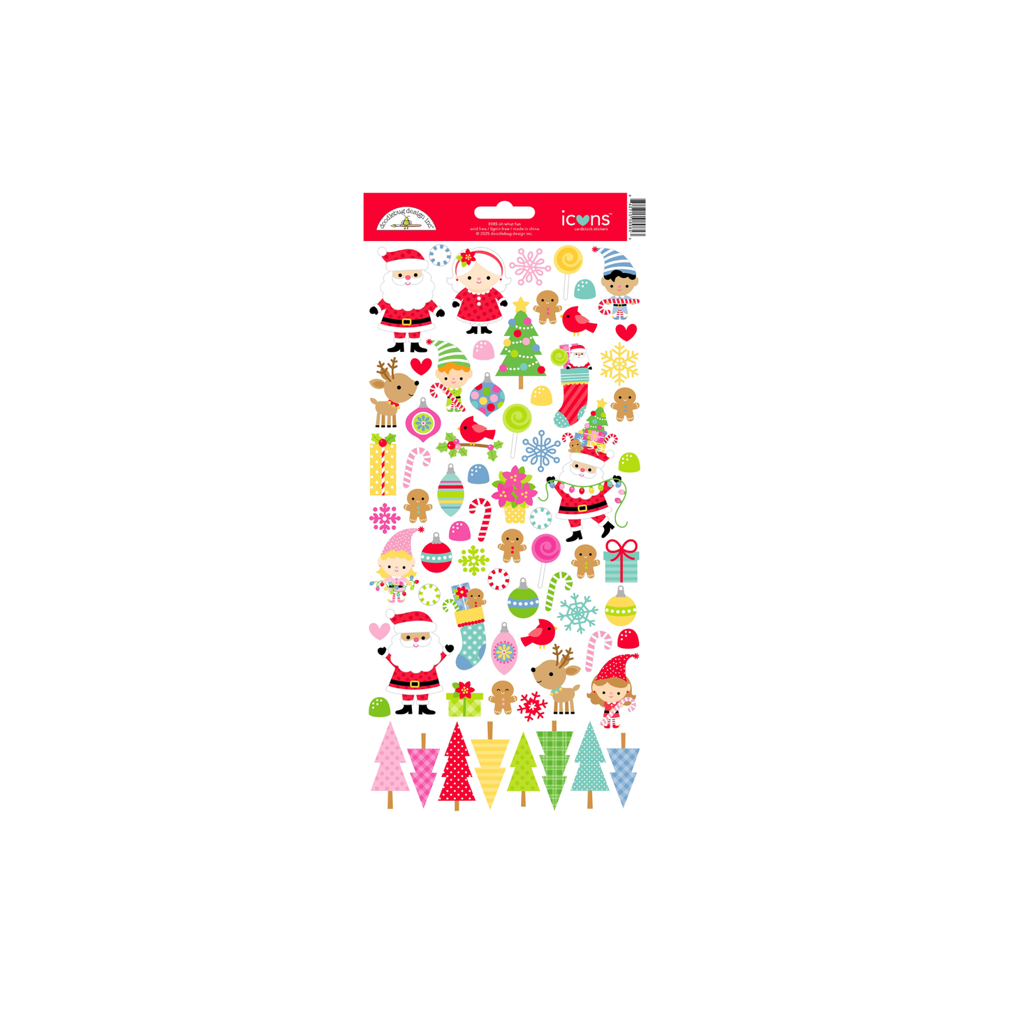 Oh What Fun Icon Stickers