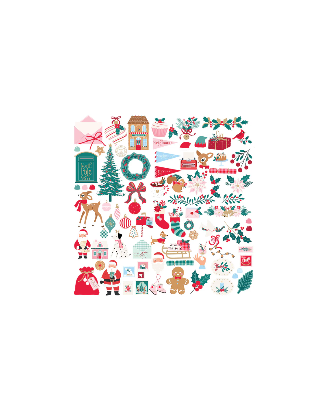 Dear Santa Die Cut Ephemera (Incl. in kit)