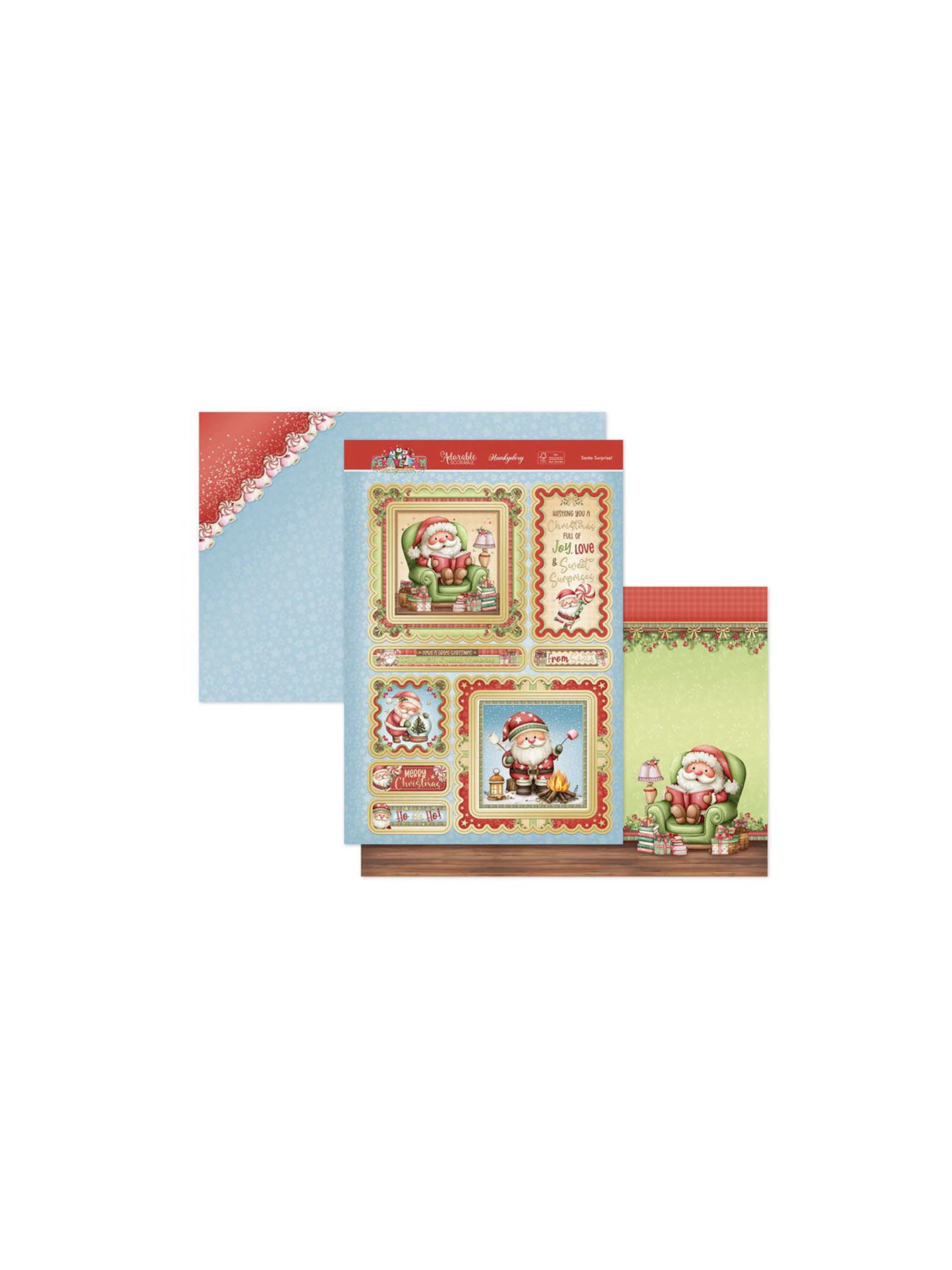 Santa Surprise Luxury Topper Set