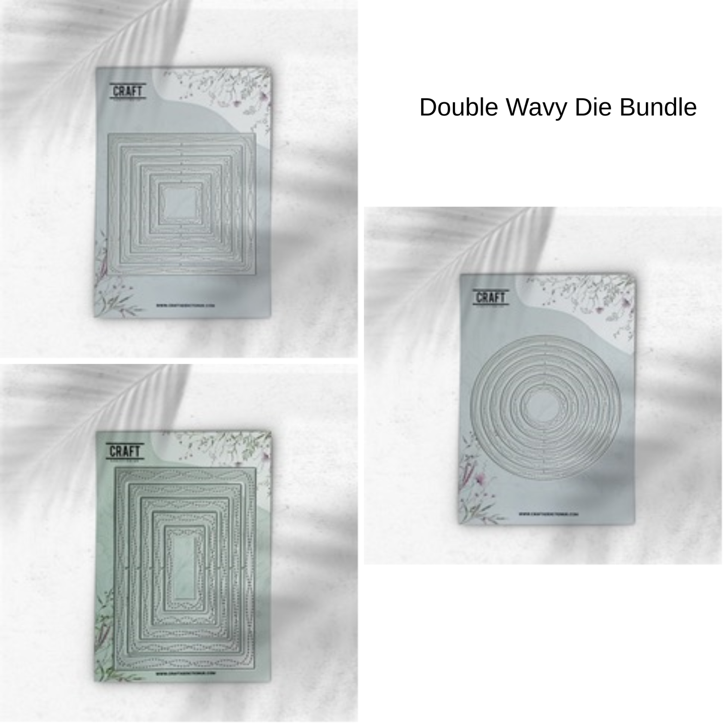 Double Wavy Stitched Die Bundle