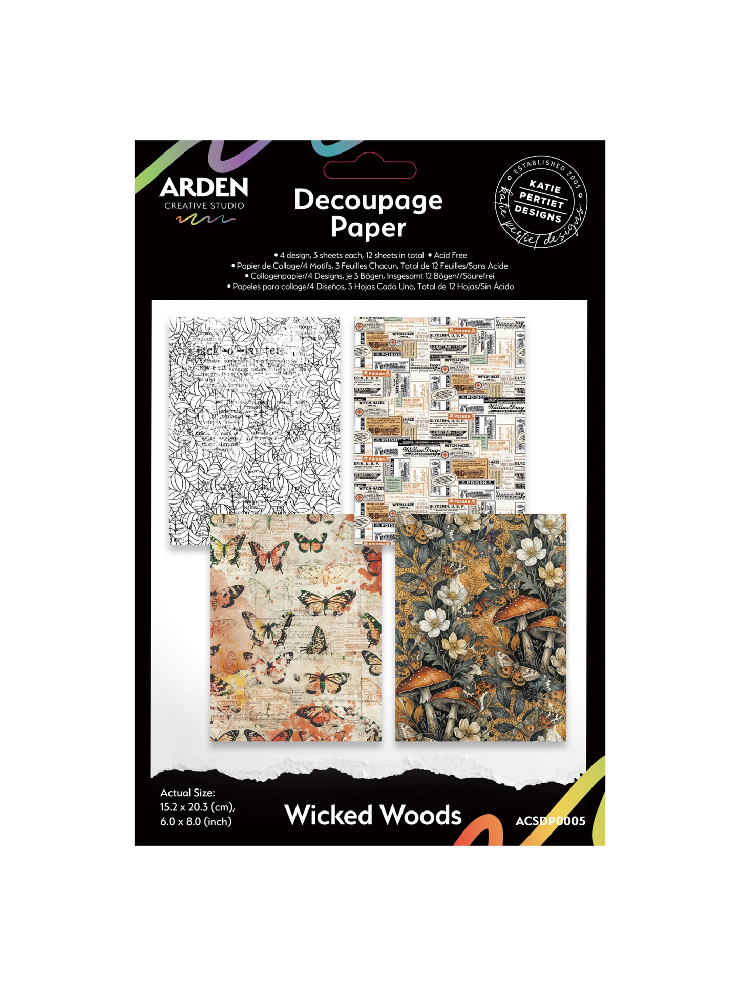 Wicked Woods Decoupage Paper