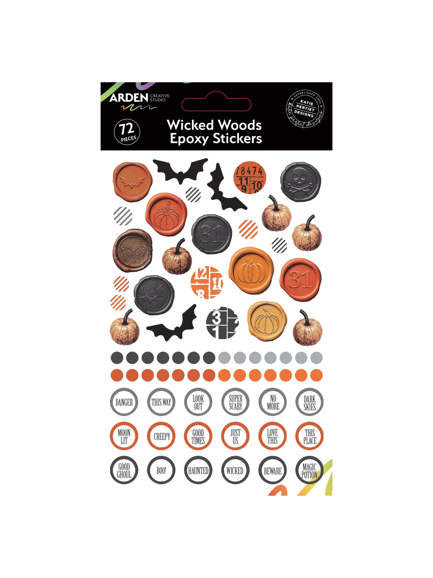 Wicked Woods Epoxy Stickers