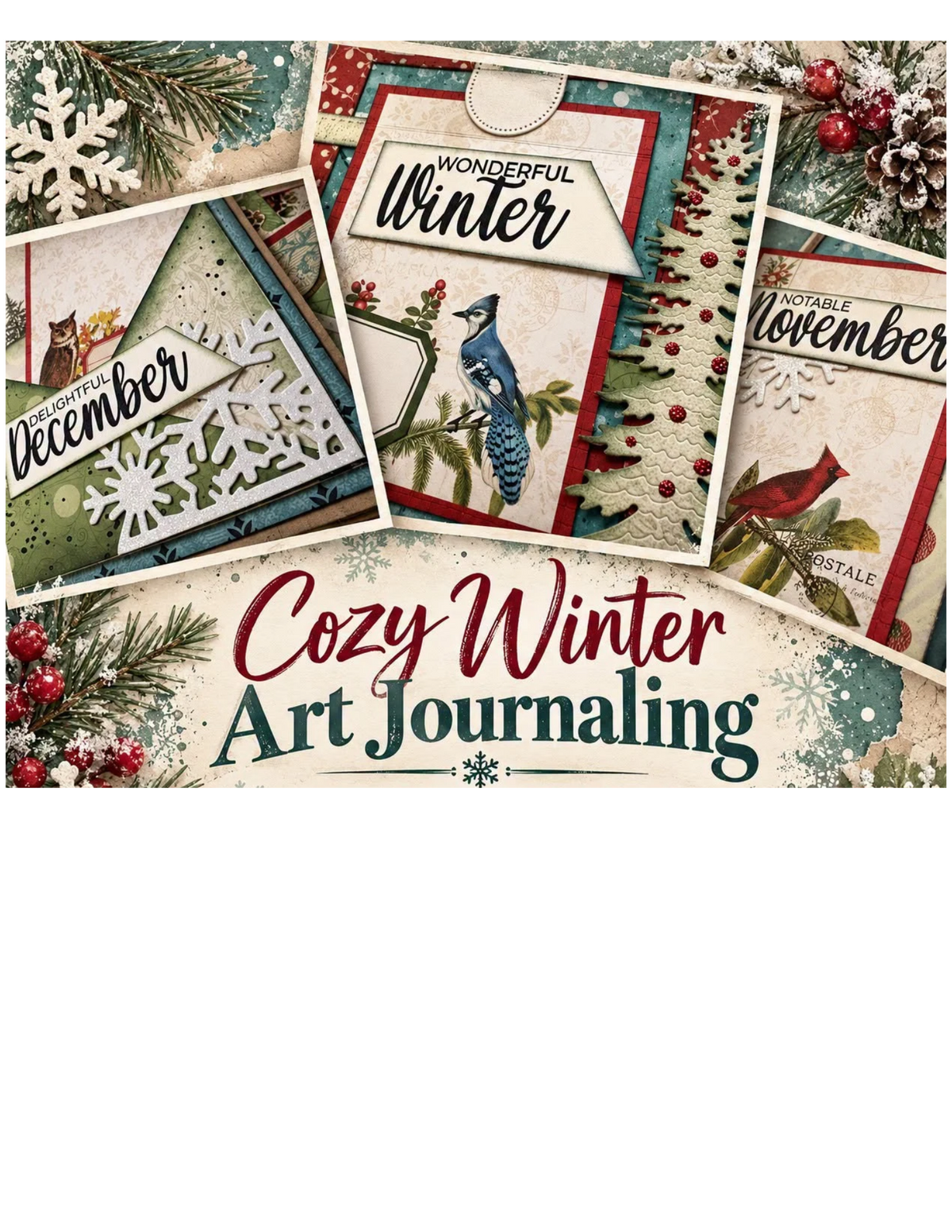 Cozy Winter Art Journaling Workshop | Nov. 29 10am PCT
