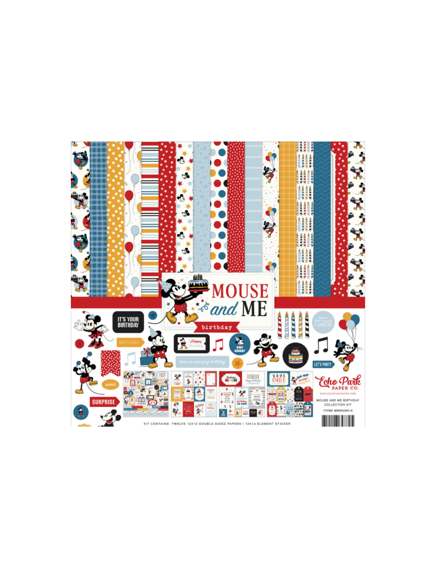 12x12 Mouse & Me Birthday Collection