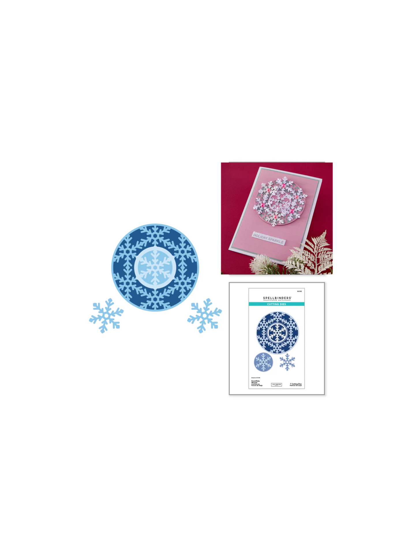 Snowflake Wreath Die