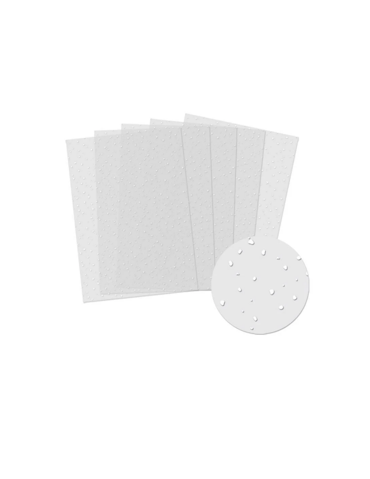 Snowfall Acetate 5 sheet Pack (Used in Kit)