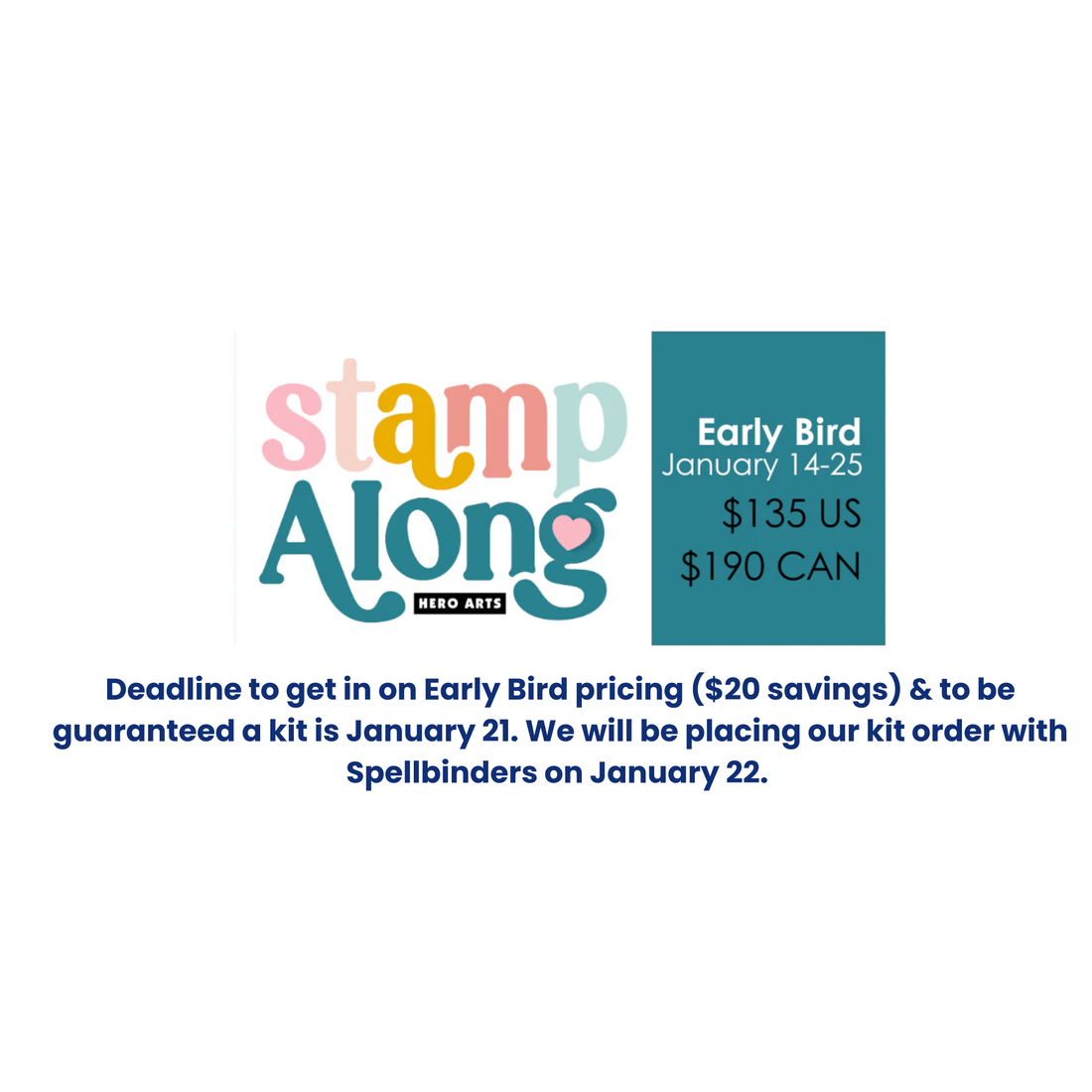 NEW Event: Hero Arts Stamp Along