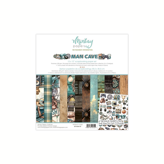12x12 Man Cave Paper Pack