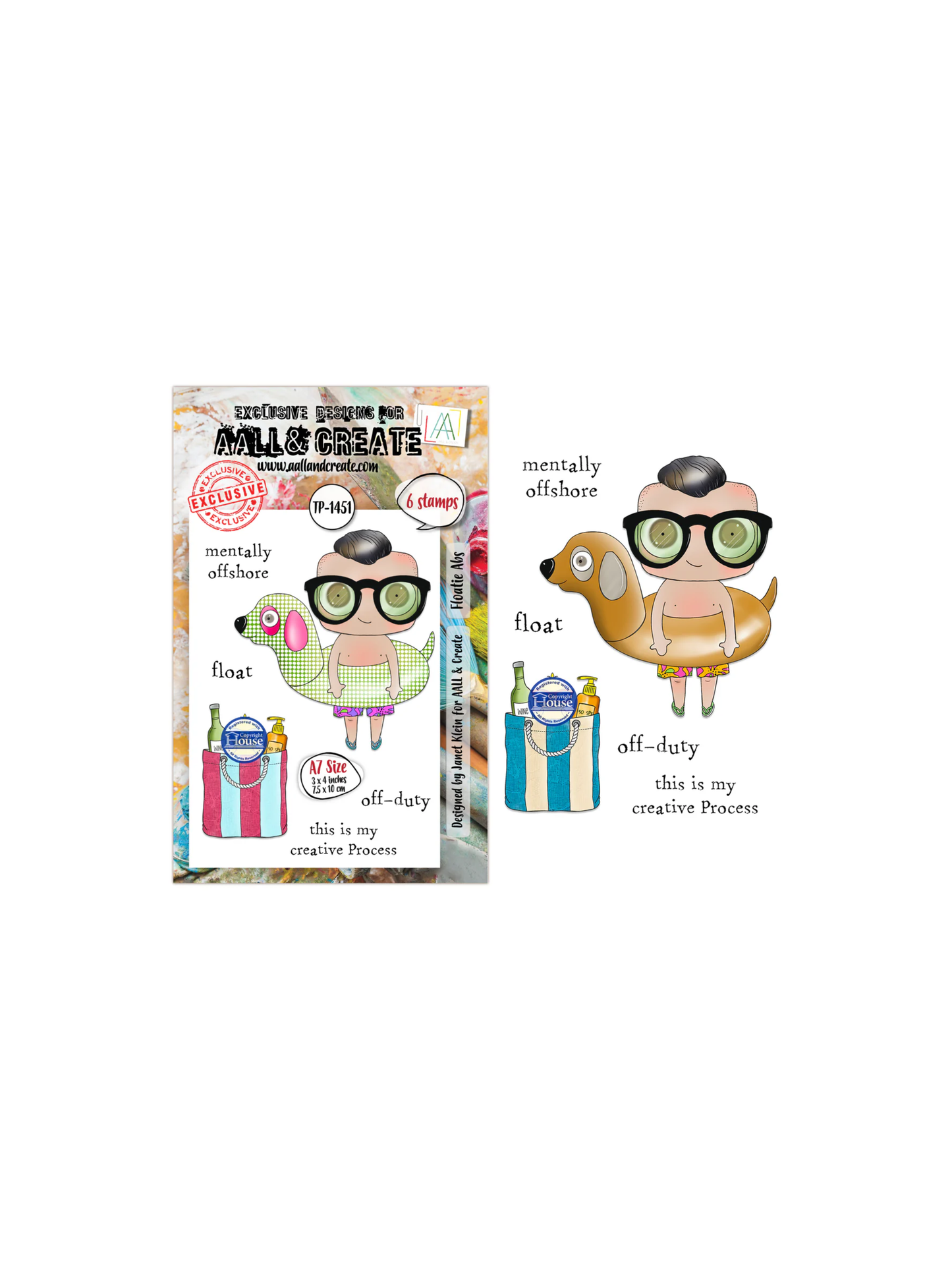 Floatie Abs Stamp Set