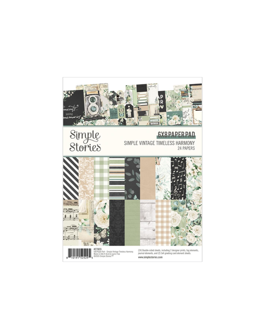 Timeless Harmony 6x8 Paper Pad (Used in Class)