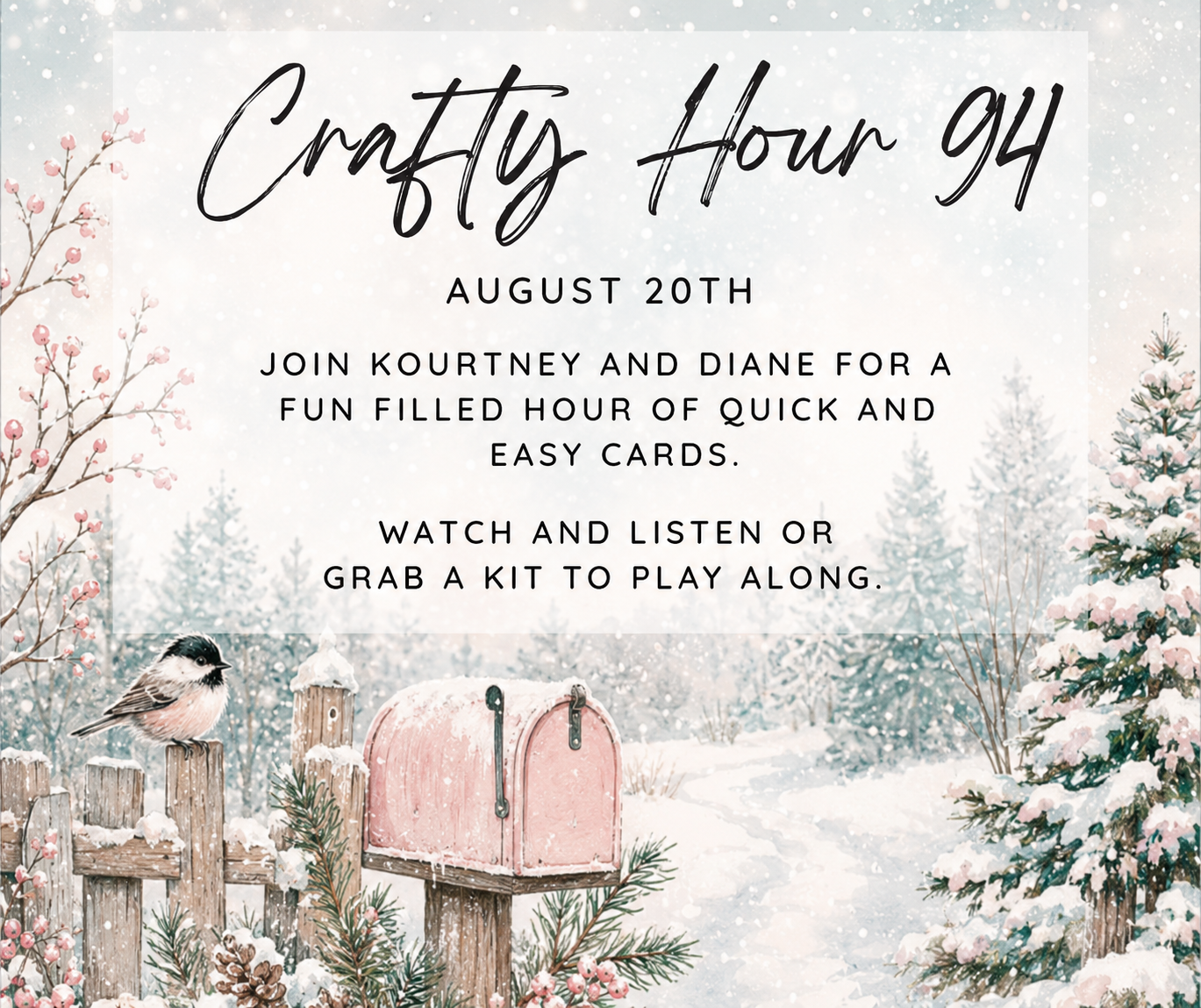 Crafty Hour #93 August 6, 2026