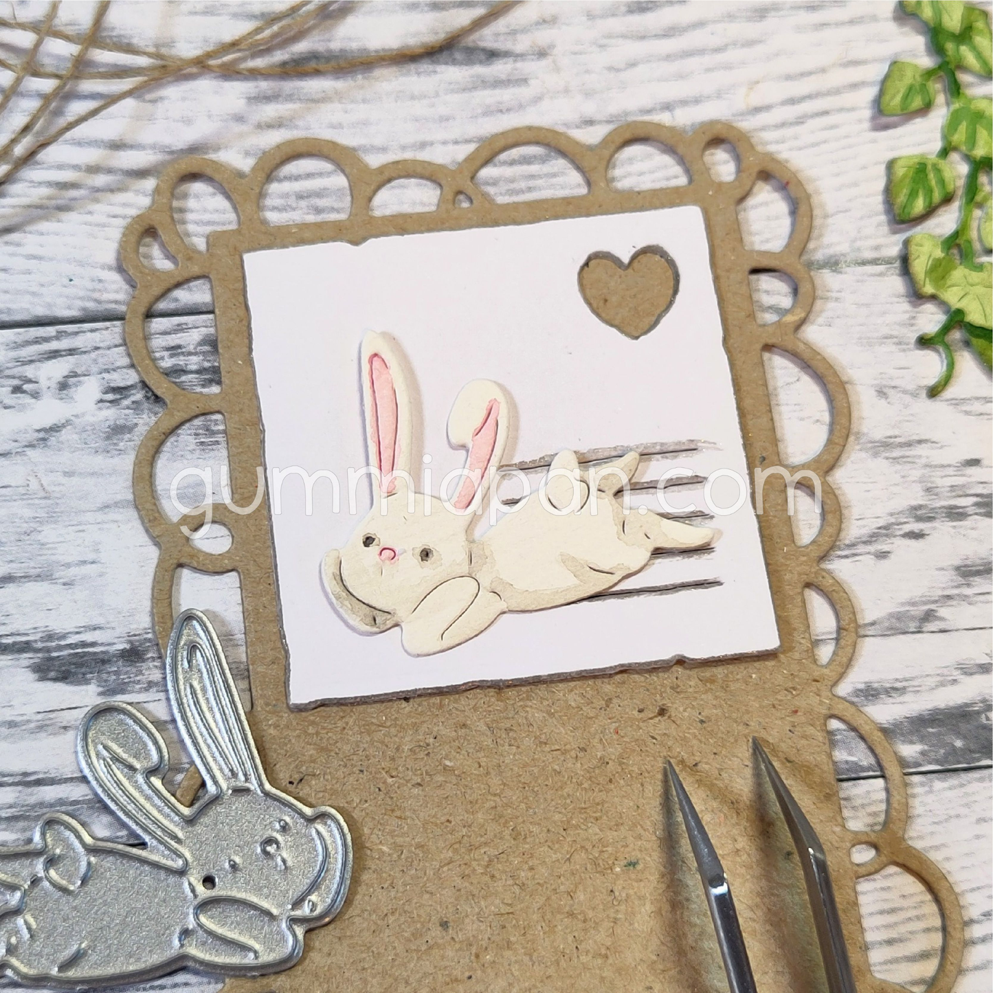 Plush Bunny Lying Down