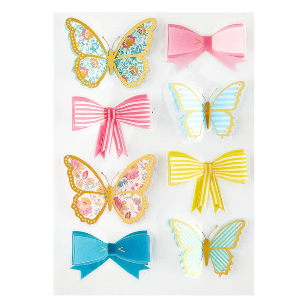 Clementine Butterfly & Bow Embellishments