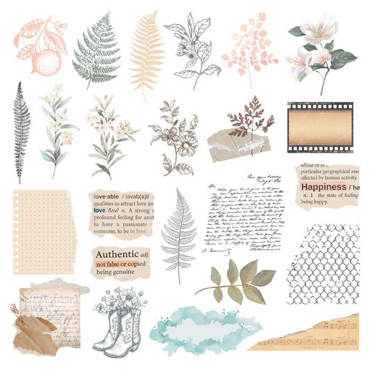 Clementine Diecut Clear Stickers