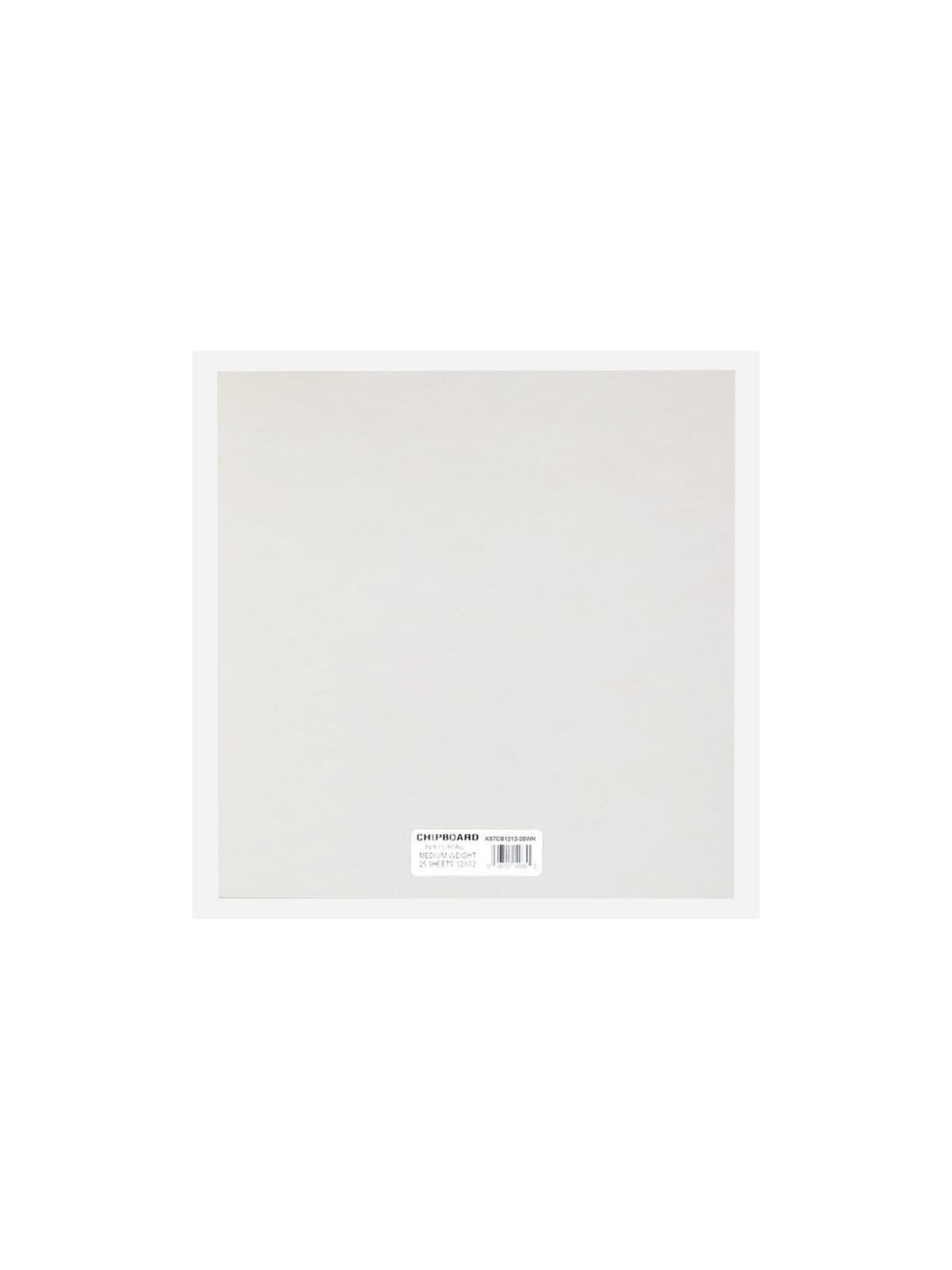 12x12 Medium Weight Chipboard