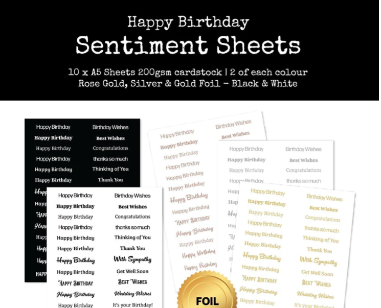 Happy Birthday Sentiments