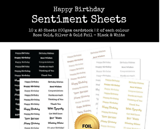 Happy Birthday Sentiments