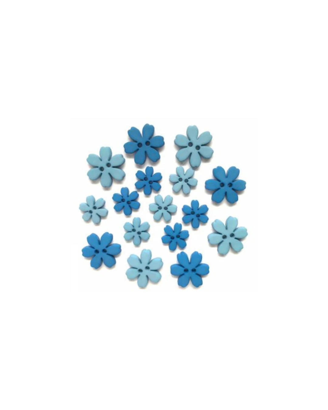 Cornflower Flower Power Buttons