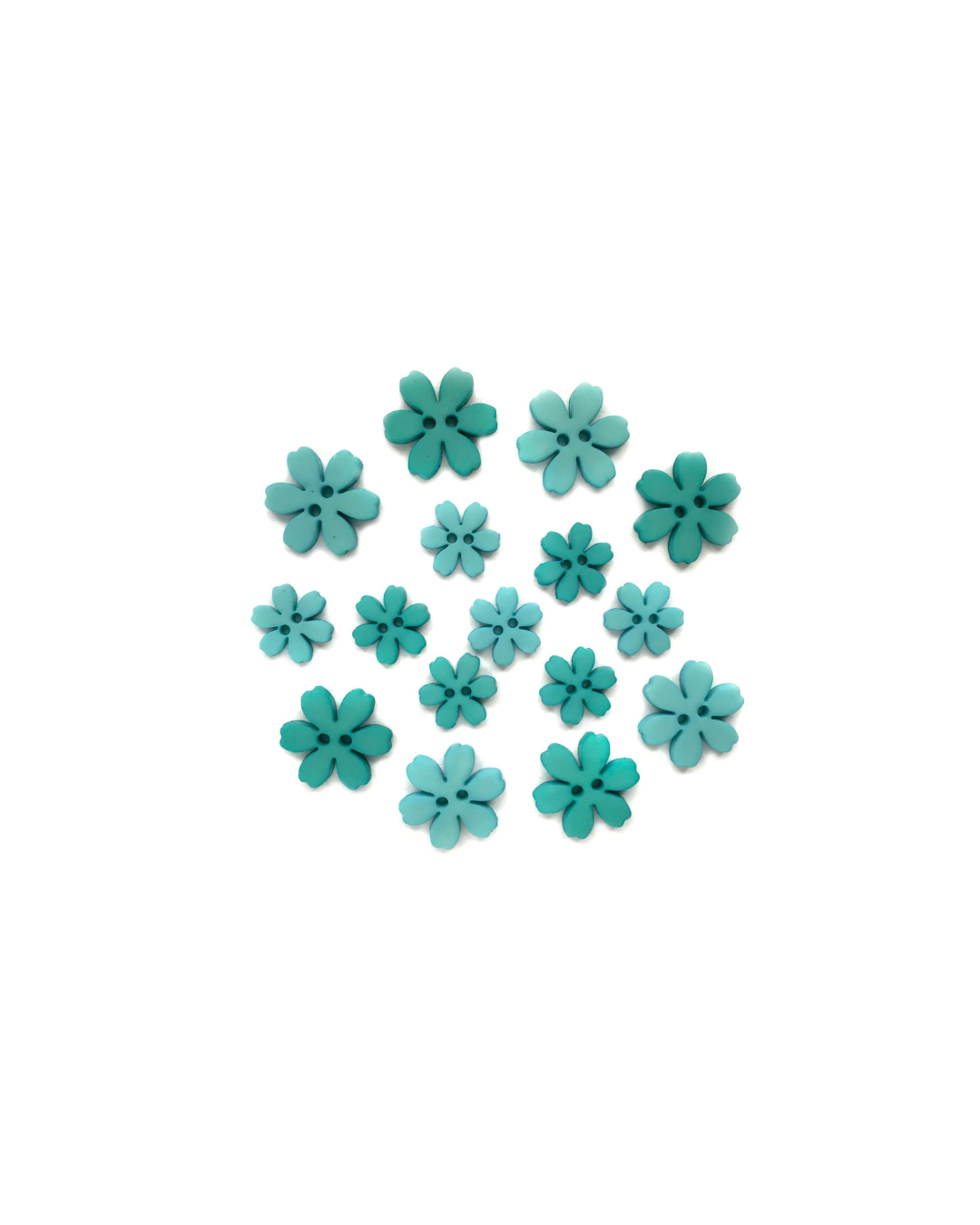 Sea Anemone Flower Power Buttons