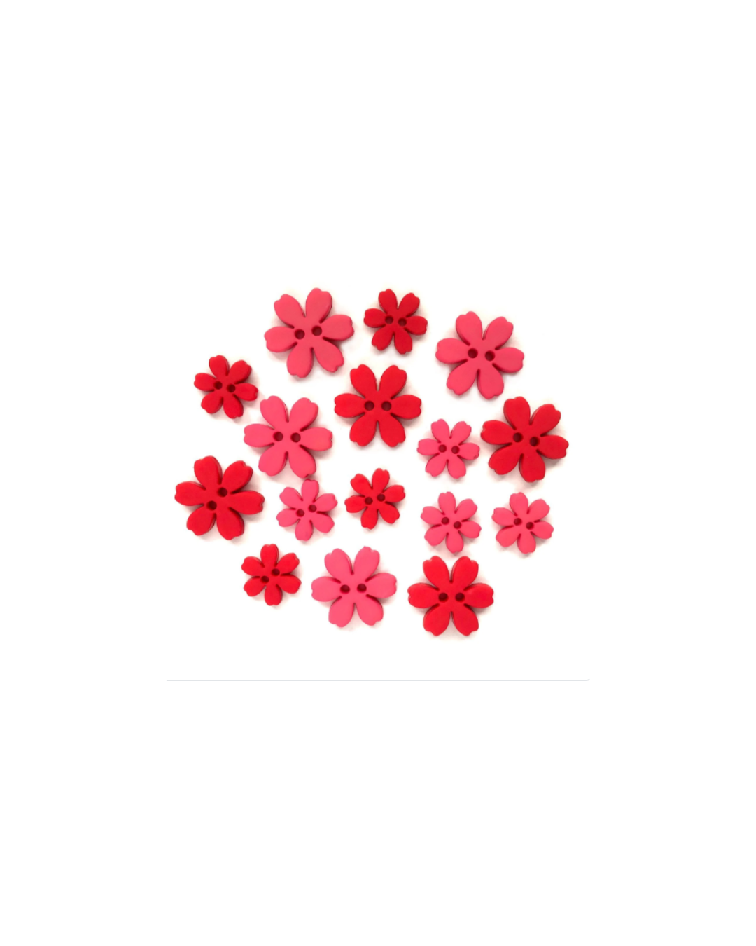 Flower Power Poppy Buttons