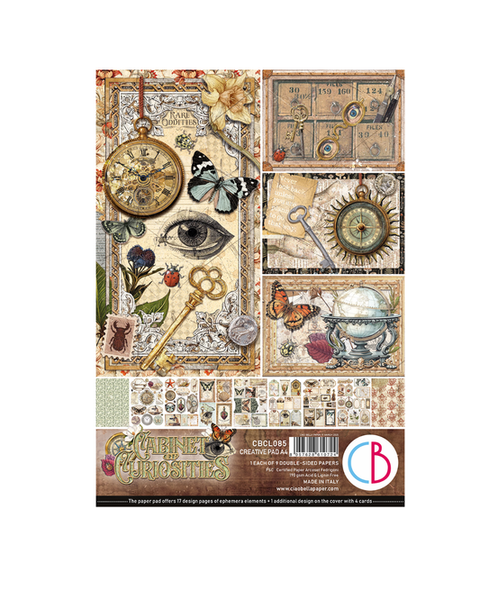 Cabinet of Curiosities Creative Pad A4
