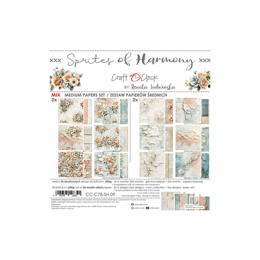 8x8 Sprites of Harmony Mixed Paper Pad