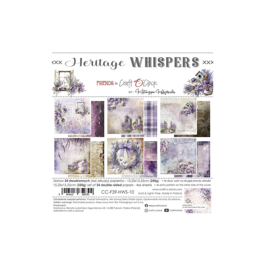 6x6 Heritage Whispers Paper Pad