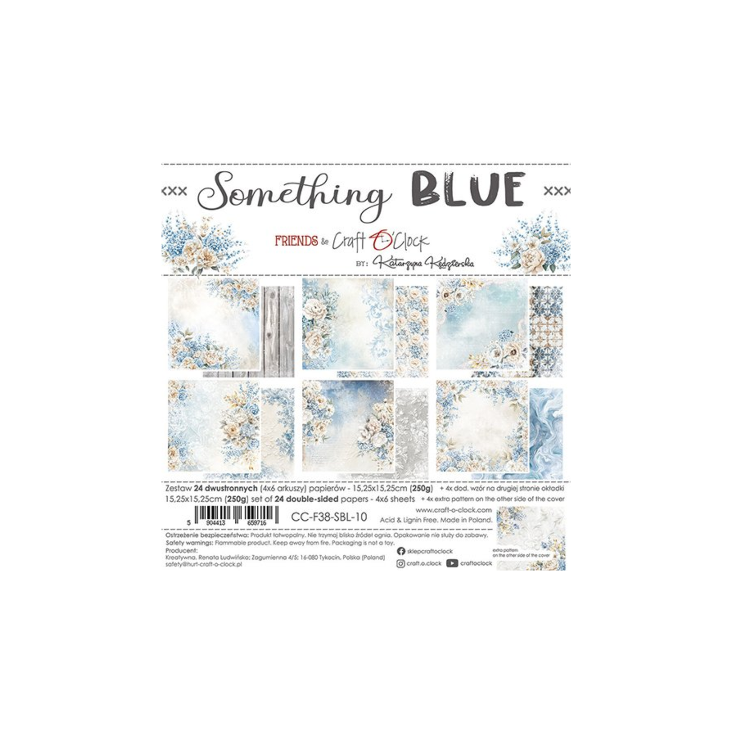 6x6 Something Blue Paper Pad