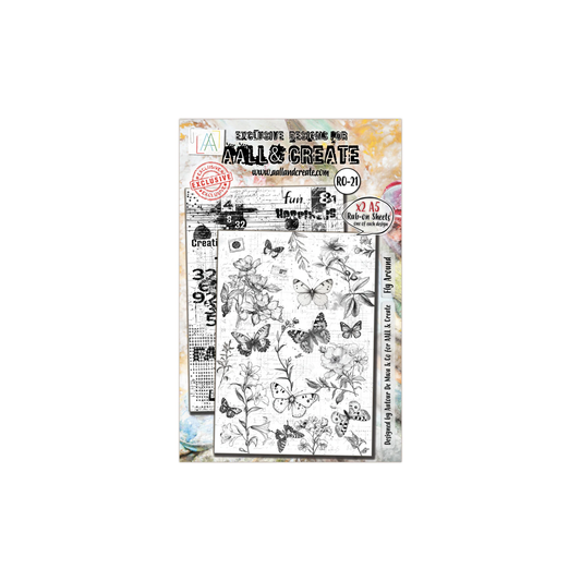 Fly Around Rub ons #21