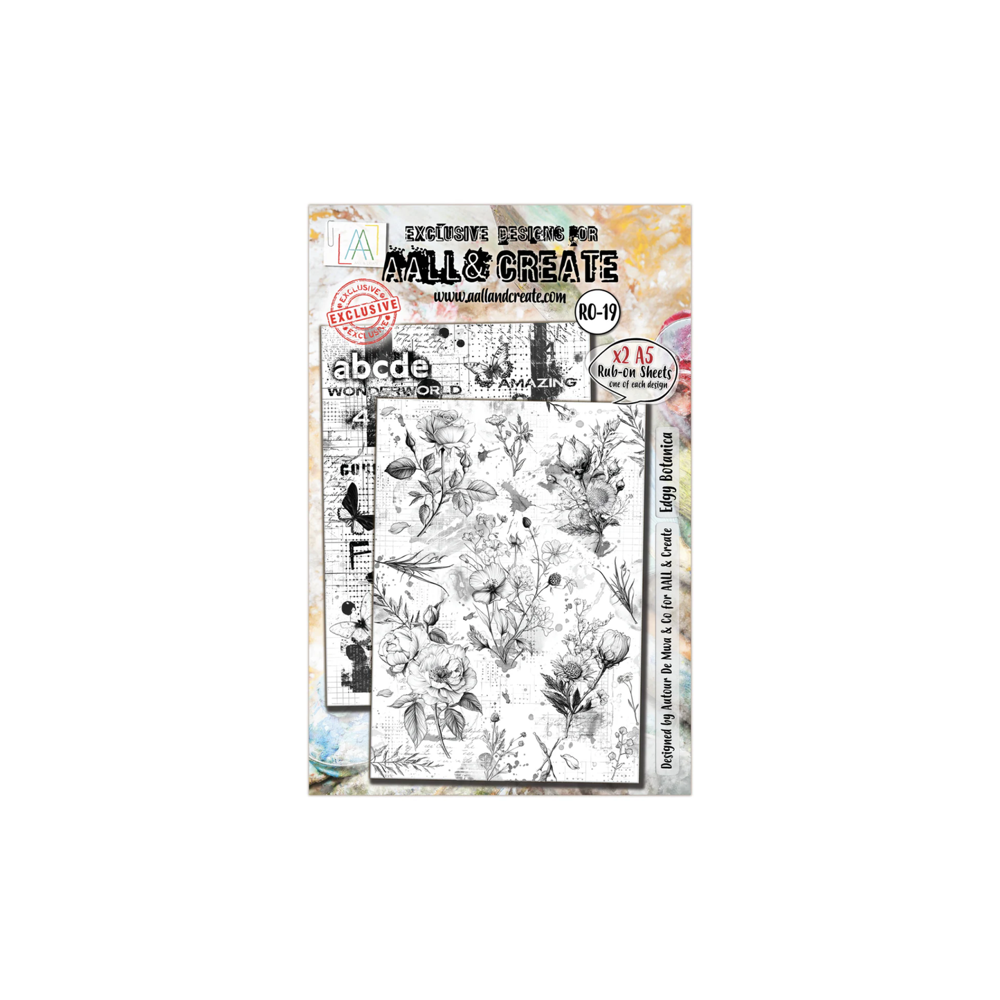 Edgy Botanica Rub ons