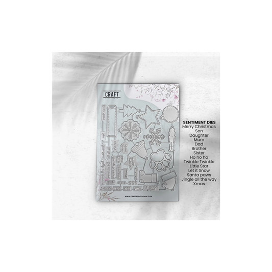 Mini Christmas Tags Die Set