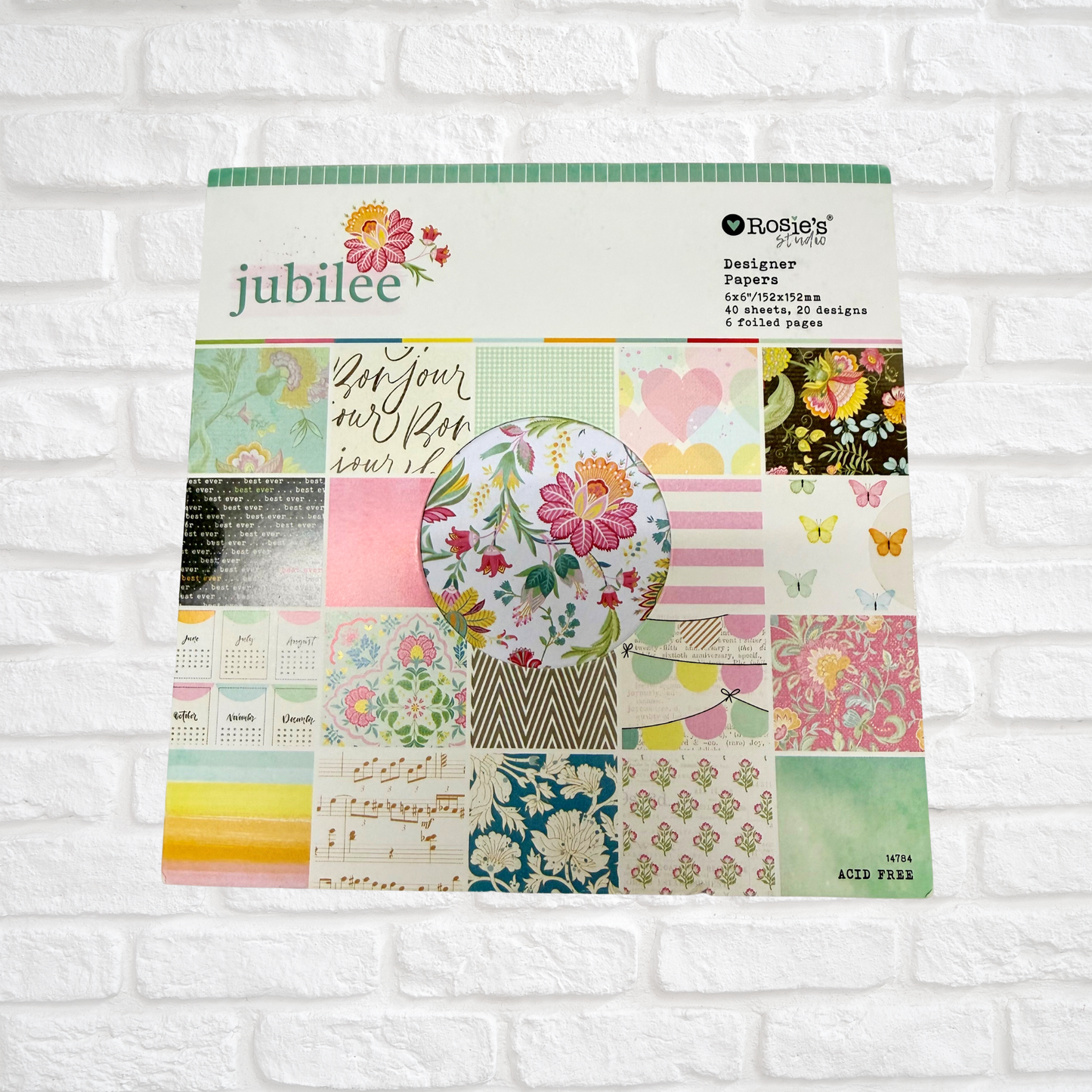 Jubilee 6x6 Paper Pad