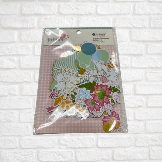 Jubilee Die Cut Cardstock Ephemera