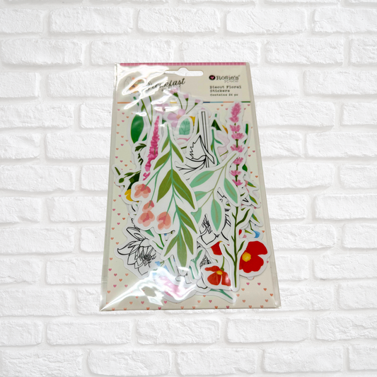 Jubilee Die Cut Floral Stickers