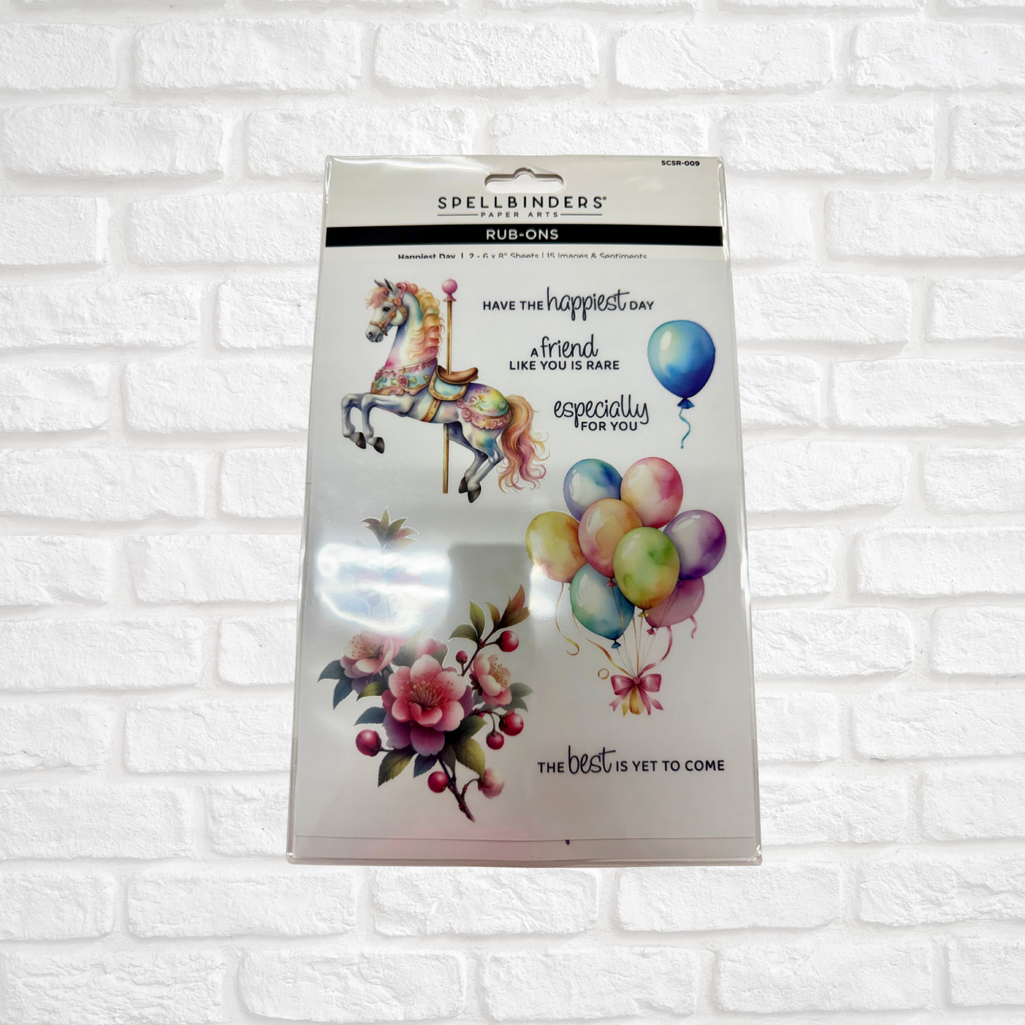 Happiest Day Rub-ons