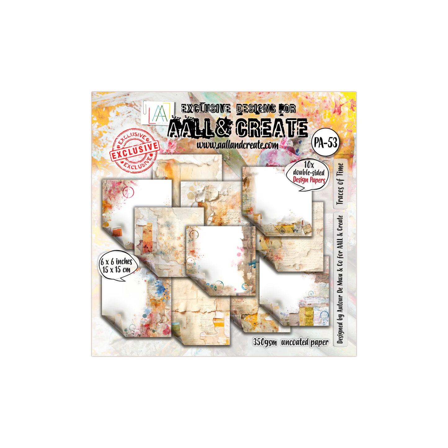 Traces of Time 6x6 Paper Pad