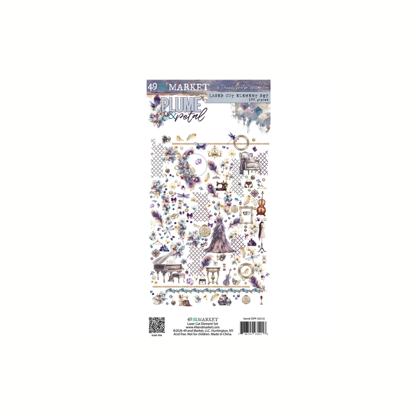 Plume & Petal Laser Cut Outs