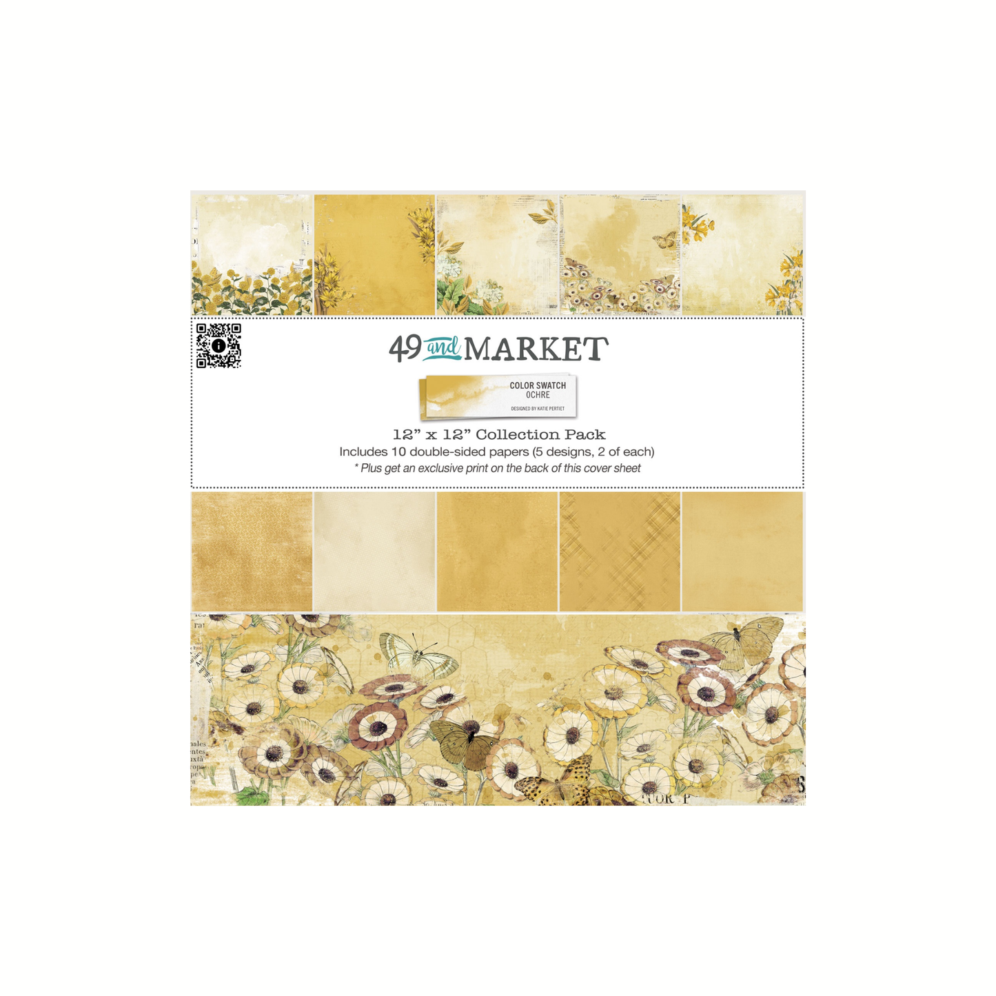 Colour Swatch Ochre 12x12 Collection